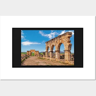 Triumphal Arch, Volubilis. Posters and Art